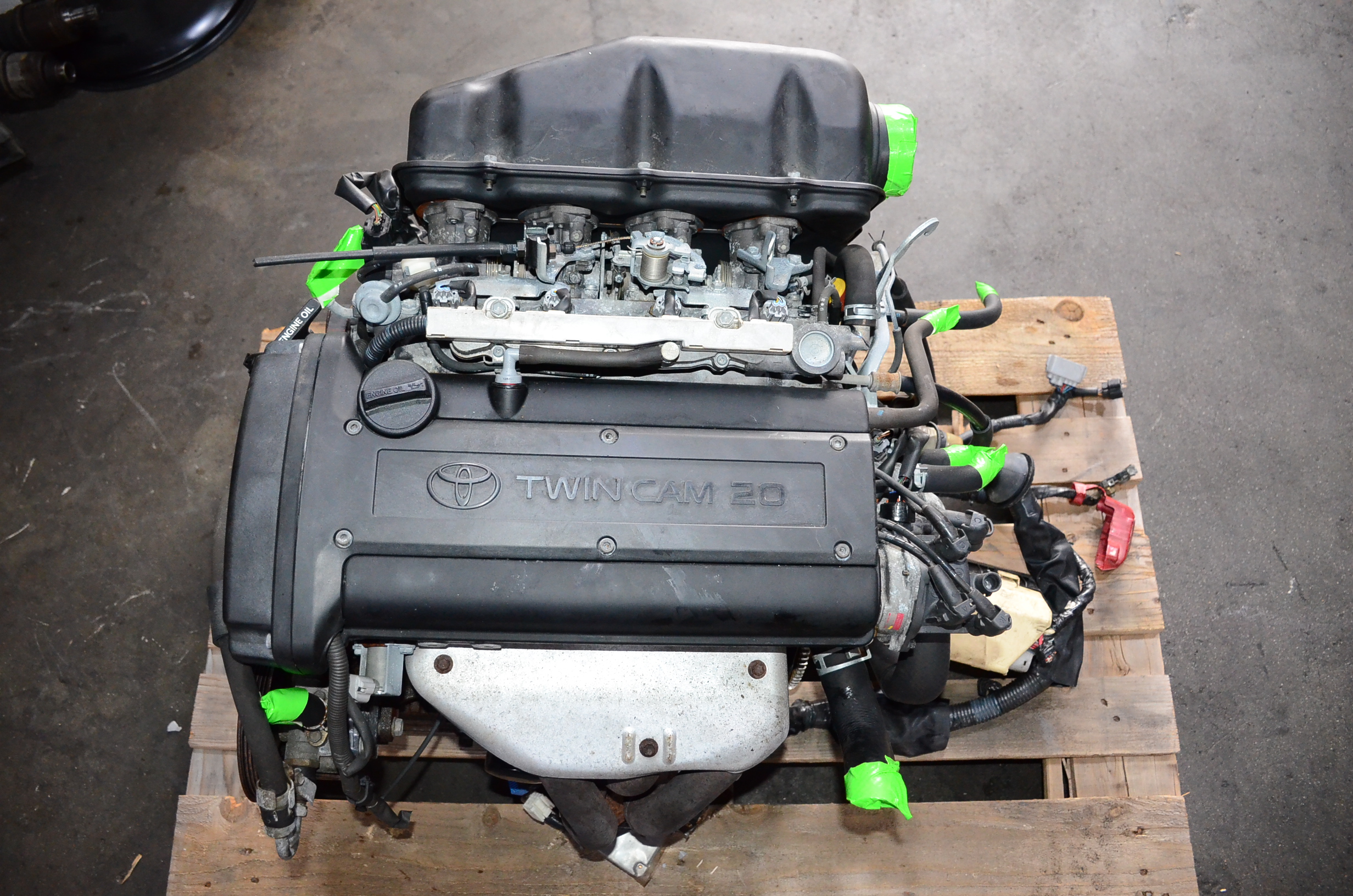 JDM Toyota Levin 4AGE 20Valve Engine 4A-GE Blacktop AE111 BLACK