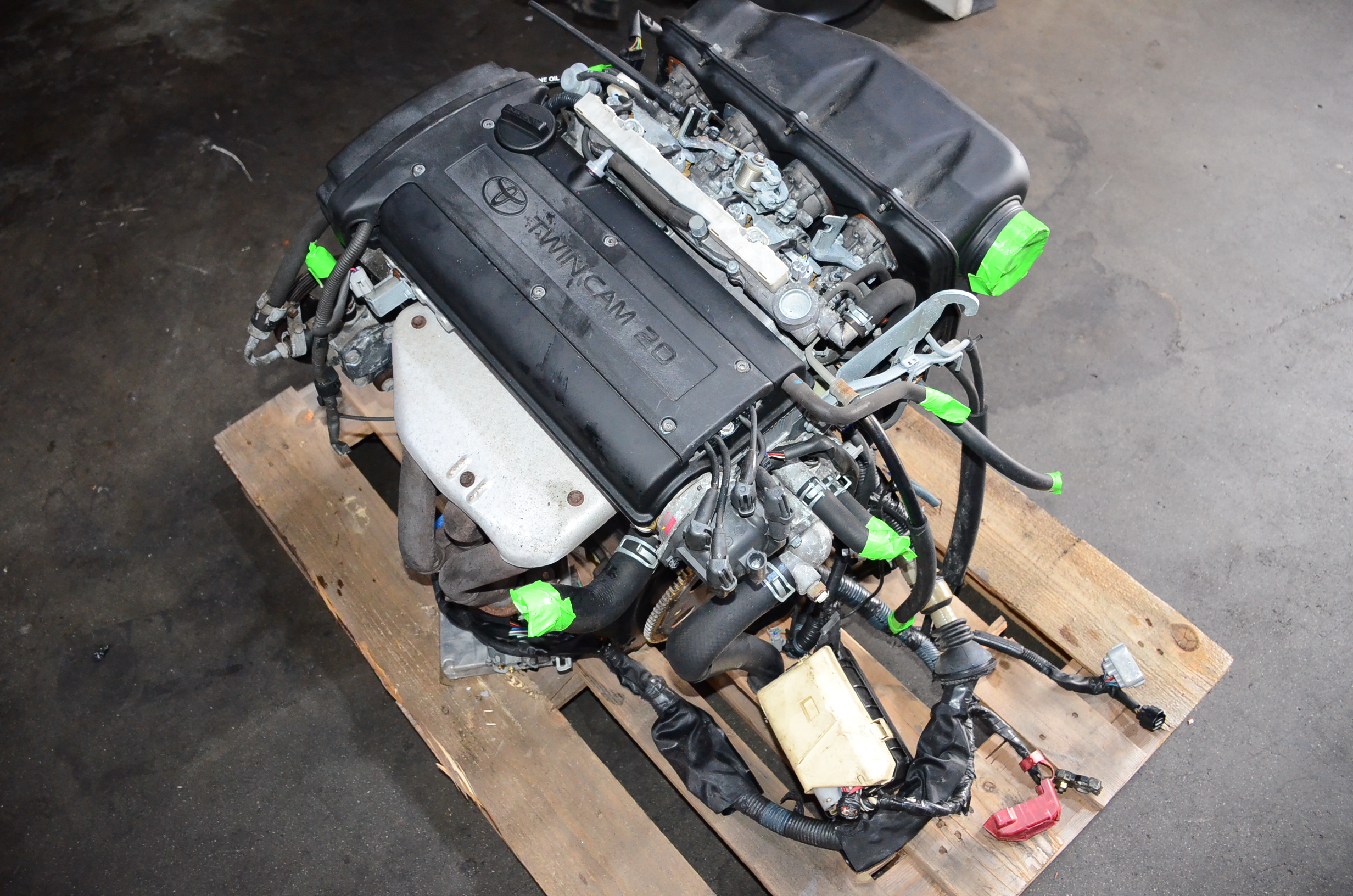 JDM Toyota Levin 4AGE 20Valve Engine 4A-GE Blacktop AE111 BLACK