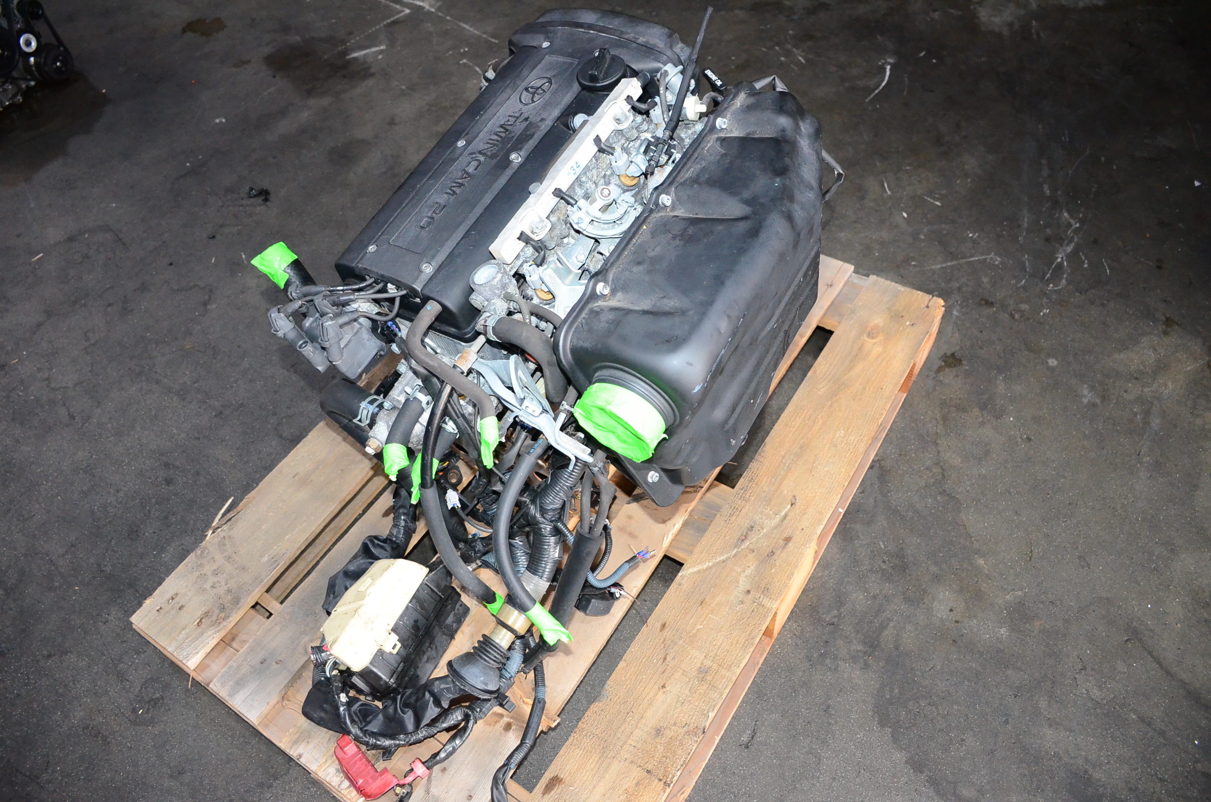JDM Toyota Levin 4AGE 20Valve Engine 4A-GE Blacktop AE111 BLACK