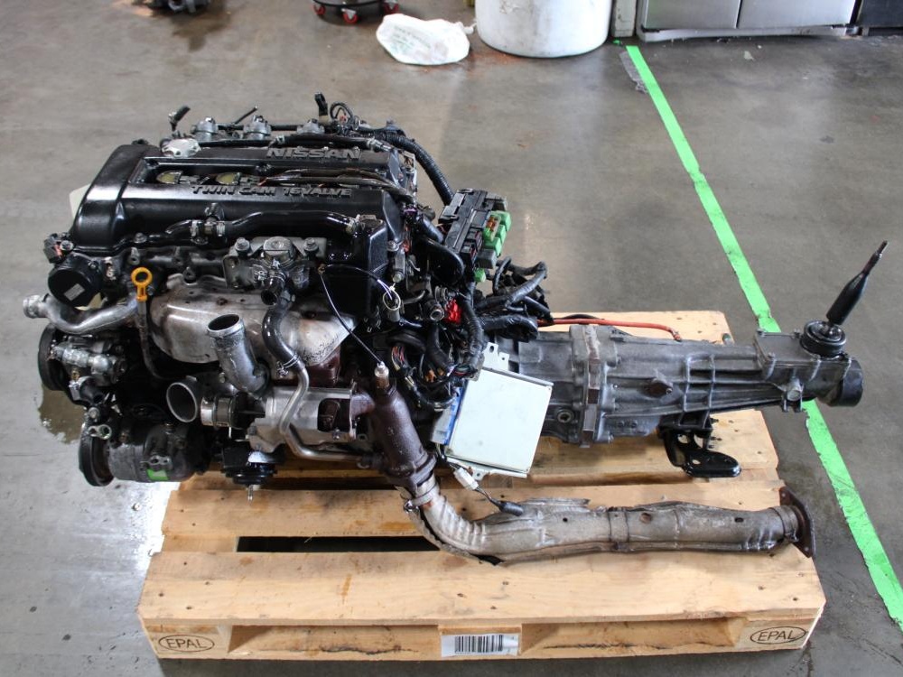 JDM NISSAN SR20DET BLACK TOP S13 FULL SWAP 2.0L TURBO 5 SPEED TRANS ECU HARNESS