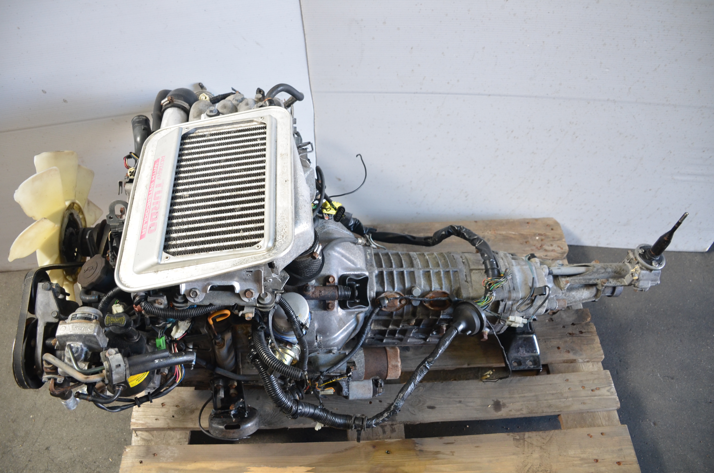 JDM 89-91 MAZDA RX7 FC TURBO 1.3L 13B ROTARY ENGINE 5 SPEED TRANS ECU HARNESS