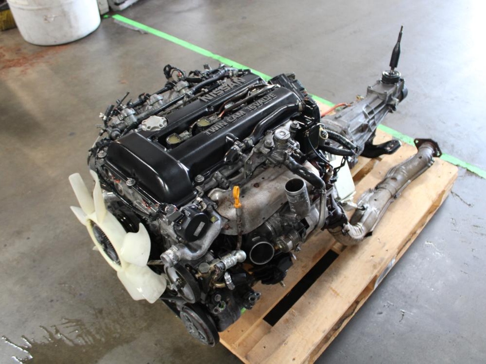 NISSAN SILVIA S13 BLACKTOP ENGINE 5 SPEED MANUAL RWD TRANS JDM SR20DET MOTOR