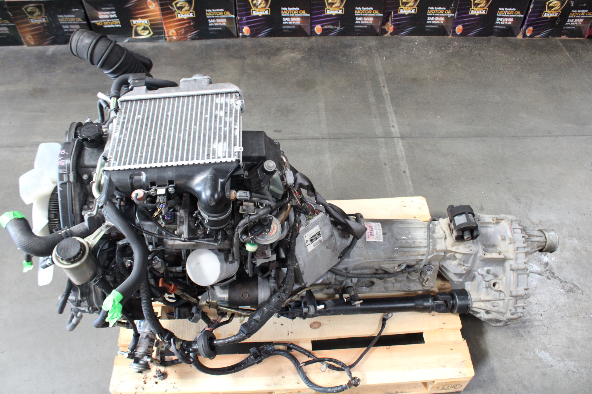 JDM Toyota 1KZ-TE Engine 3.0L Turbo Diesel Motor 4x4 Automatic Trans Hilux Surf